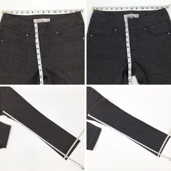 Point Zero Plaid Bootcut Pants, 10 - Two Pair Lot - Picture 8 of 9